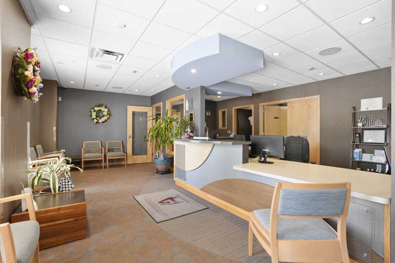 waiting room at Glendale Dental Associates