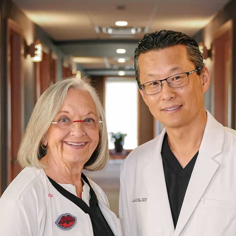 Dr. Vaughan and Dr. Cho of Glendale Dental Associates